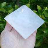 Selenite Square Bowl 4 Inches